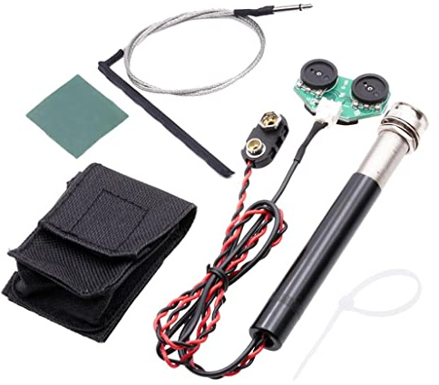 Active Endpin Jack Preamp Piezo Pickup Kit Volume Tone für Akustikgitarre