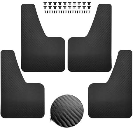 Paraspruzzi per ruote Per Peugeot Per Boxer Parafanghi Fender Flares 4 Pezzi Paraspruzzi Racing/Rally(4 pezzi neri)