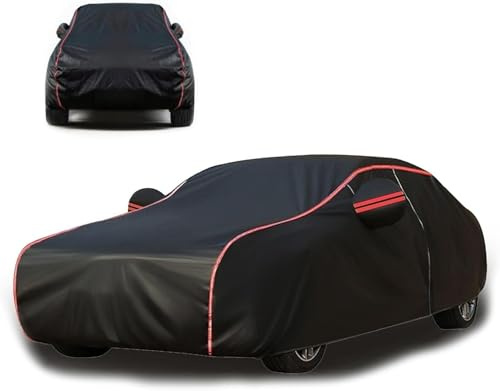 Autoplane Winter für VW EOS,Auto Garage Plane, Auto Schutzhülle,Autoplane,Atmungsaktiv,Abdeckplane Wasserdicht,Staubschutz,Kratzschutz,Mit Reflexstreifen V02p