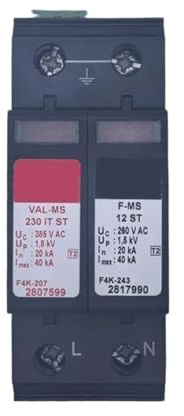 Ya Type 2 Surge Arrester 5772058 VAL-MS 230 IT/1+1-FM DIN Rail Lightning Protector .so