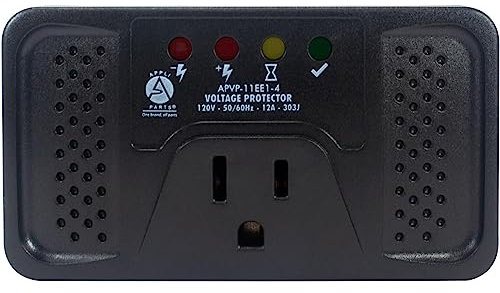 Appli Parts APVP-11EE1-4 120 V Voltage Surge Protector for Refrigerators with Electronic Boards, 50/60 Hz, 12 A, 303 joules, regulator with time delay works with all electronic appliance brands