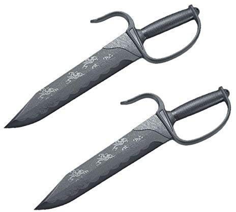 Playwell Martial Arts Black Polypropylene Plastic Shaolin Wing Chun Training Knives