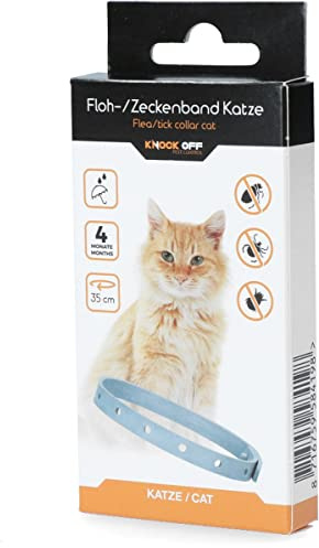 Knock Off Collares Antipulgas Para Gatos Flea Tick Collar 35 cm Cat Ge + Eng