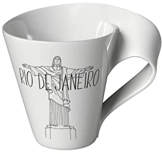 Villeroy & Boch - Modern Cities, mug à anse, Rio de Janeiro, 300 ml, porcelaine Premium, blanc