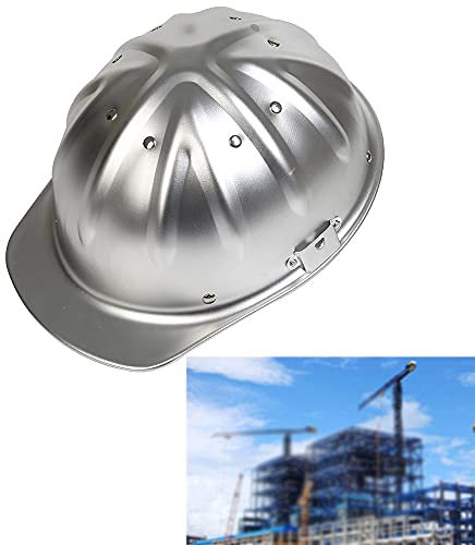 Schutzhelm, Helm aus Aluminiumlegierung, große Hüte, breiter seitlicher Schutzhelm. Die Verstärkung aus Aluminiumlegierung auf der Oberseite ist sicherer und effektiver, um Durchstiche