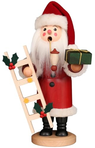 Christian Ulbricht Räuchermännchen Weihnachtsmann mit Leiter - 28,5 cm