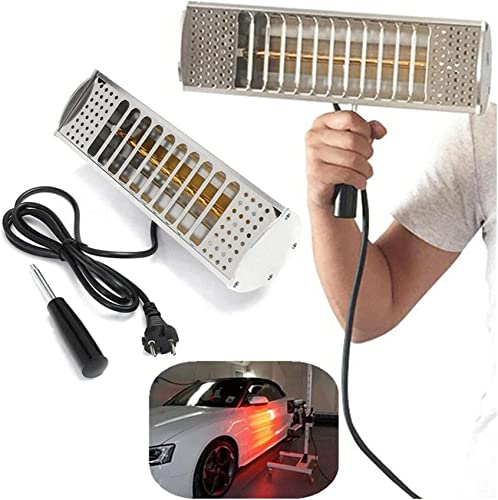 Essiccatore per Vernice 1000W Essiccatore a infrarossi Portatile Vernice per Auto Lampada per polimerizzazione della Vernice Filtro a Pellicola Solare Vernice per carrozzeria Auto Asciugatura a spru