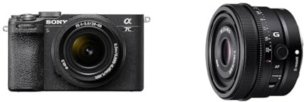 Sony Alpha 7CII Full-Frame Mirrorless Camera Black + SEL2860 Compact Standard Zoom Lens + SEL40F25G - Full-Frame Lens FE 40mm F2.5 G - Premium G Series Prime Lens