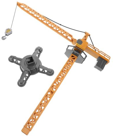 HOODANCOS Juguete De Construcción Construcción Torre Grúa Niños Grúas Giratorias Modelo Camión Y Remolque Juguete