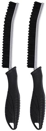 EINESIN 2PCS Hard Bristle Crevice Cleaning Brush-Thin Gap Cleaning Brush, Small Grout Brush, Kitchen Brush, Cleaning Tools for Toilet, Bathroom, Home, Bathtub, Sink, Household, Window
