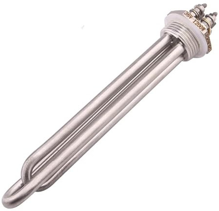 KEBLIN 1pc DN25 DC Heating Element Immersion Tubular Electric Water Heater With 1INCH NPT Solar Heater 36V 1200W SUS304