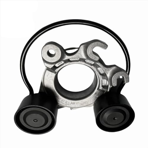 Dynamic Tensioner Wheel 9818259480 Compatible With 308 4008 508 3008 C5 Astra Fits Multi Wedge Belt Triangle Pattern(SilverBlack)