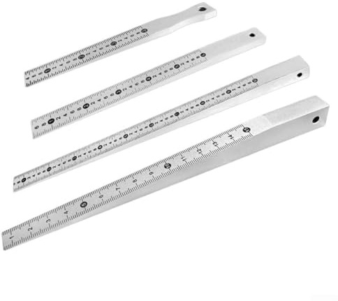 Spessimetro a cuneo di saldatura progettato per una misurazione precisa del divario con struttura in acciaio al carbonio cromato 0 24 mm 0 510 mm 110 mm (0,4-6 mm)