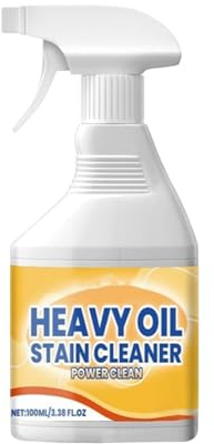 Kitchen Grease Remover | 100ml Oil Cleaner Spray,Heavy Duty Degreaser Powerful Cleaning Foam Grease Remover Cleanser For Appliances Stove Oven Dishwasher Range Hood Pots