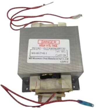 Transformador de horno microondas de 800W, Compatible con Midea, transformador de horno microondas de repuesto MD-801EMR-1