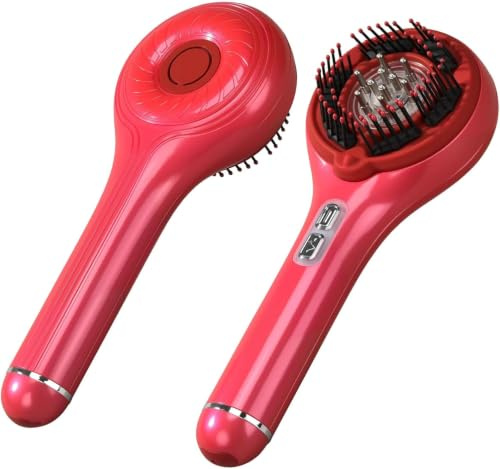 Cepillo estimulador del crecimiento del cabello, masajeador de aceite para el cabello, cepillo de aceite para cuero cabelludo, a prueba de IPX5, masajeador eléctrico del cuero cabelludo, 3 modos de