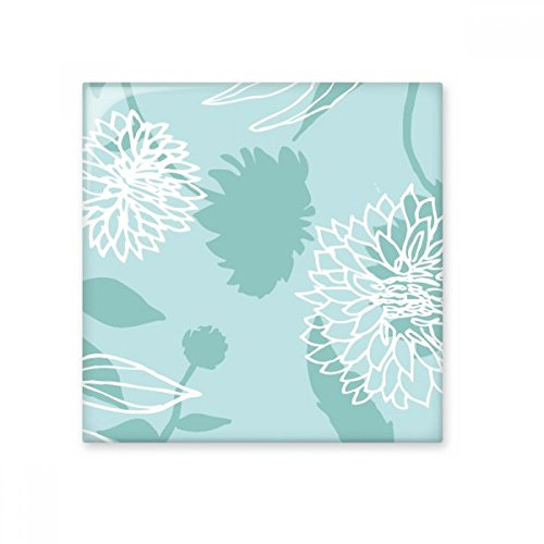 DIYthinker Extracto de las plantas de crisantemo de arte brillante baldosa cerámica de baño Cocina muro de piedra decoración artesanal de regalo