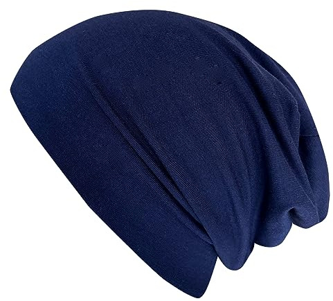 Wollhuhn Kinder Beanie – Zweilagige Longbeanie aus Jersey, wendbar & weich – mit Grauer Innenseite – Handmade in Deutschland – ganzjährig tragbar