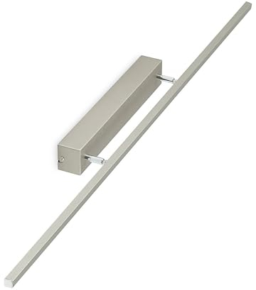 Lucande LED Wandleuchte, Wandlampe Innen Alexis dimmbar (Modern) in Alu aus Metall (1 flammig) - Bilderleuchte Wandstrahler Wandbeleuchtung Schlafzimmer/Wohnzimmer Wohnzimmerleuchte