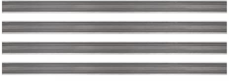 Tersa Hobelmesser | 510 mm | HSS 6% M2 | 4 Stück | für Hartholz und Weichholz gut geeignet | Systemhobelmesser passend für Tersa-Spannsysteme