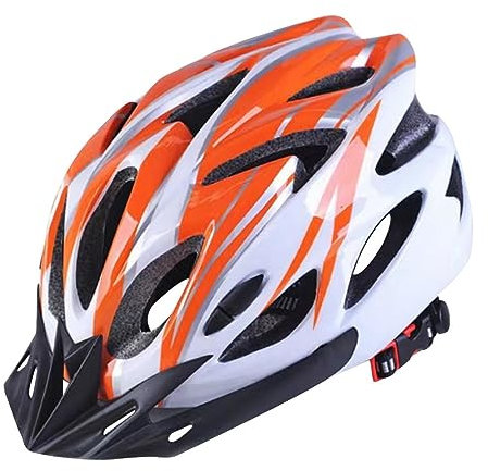 ACMEDE Casque Velo Homme, Casque Velo avec Visiere et feu Lumiere Casque Velo Femme Cyclisme de Réglable de Sport pour BMX Scooter 55-61cm