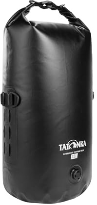 Tatonka WP Stuffbag Valve (15/25 / 48 L) - Leichter, wasserdichter Packsack mit Rollverschluss und Ventil zur Volumenkomprimierung in verschiedenen Größen