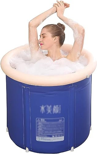 SSDDLZEQ Badewanne, aufblasbare Innenbadewanne, Faltbare Innenbadewanne, Haushaltsbadeeimer, Badezimmer, Warmwasser-Whirlpool, Erwachsene, Innenbadewanne