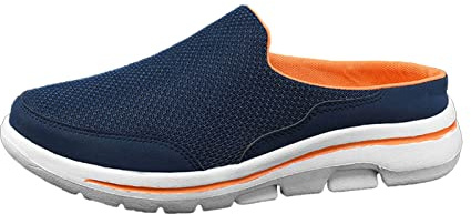 Chaussons en maille pour homme - Fermés - Pour l'été - Chaussures de loisirs - Sportives - Imperméables - Respirantes - À enfiler - Chaussures pieds nus - Antidérapantes - Chaussures de course -