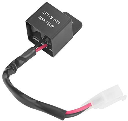Yosoo Blinkerrelais, Motorrad-Blinkrelais mit Kabel, Motorrad-Blinker, LED-Licht, Superblitz, Lösen Sie das Problem der Schnell Blinkenden Elektronischen Blinker