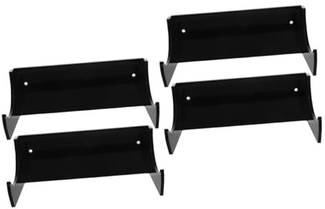 Garneck 4pcs Rolling Pin Holder Wall Mount Kitchen Storage Hanger Wall Hanging Decor for Kitchen