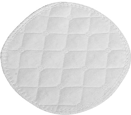 TOYANDONA Coussinets D'allaitement Lavables en Coton Blanc Réutilisables Anti-fuites pour Mamans Après Accouchement Lot de 16 Pièces Confortables
