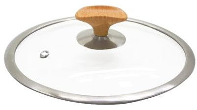 SDA287MZ Tapa Sarten Cacerola de Vidrio Templado Tapa de Sartén Tapas de Vidrio de Repuesto for Sartenes Ollas y Cazuelas con Mango de Baquelita Tapas Sartenes Cocina(22)