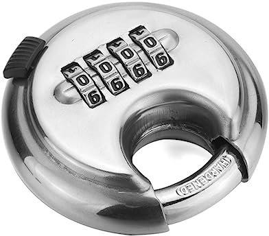 CANIGHT Kombinationsvorhängeschloss 4-stellig Passwortschloss Edelstahl Für Gepäck Tür Schubladen Mit Diebstahlschutz Codeschloss
