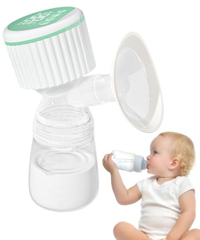 Elektrische Muttermilchpumpe, automatische , vollautomatische tragbare Milchflasche, tragbar, intelligenter Fütterungsbehälter für Frauen | Stillflaschen-Set zum Abpumpen Tragbare Intelligente Stillmaschine Für Frauen Auf Reisen Und Im Outdoor-Bereich
