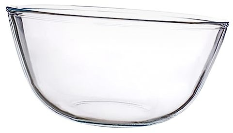 Cabilock Ensaladera de Transparente Estilo Japonés Cuenco Decorativo para Postres Cuenco Reutilizable para Ensaladas para Servir Ensaladas Cocina o Mesa