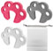 3 PiecesOpen Front Load Washer Door Prop, Washing Machine Door Support For Proper Ventilation & Drying Washer Accessories (White, Gray, Rose Red)