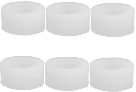 Cabilock 6 Pcs Moules à Macarons en Silicone Réutilisables Formes Créatives pour Pâtisserie Maison, Présents, Cakes, Chocolats et Savons