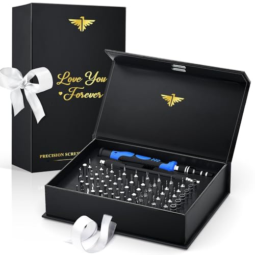 WEARXI Gifts for Men, 60 in 1 Precision Screwdriver Set,Dad Birthday Gifts | Presents for Dad Gifts, Dad Christmas Presents Stocking Fillers for Men Stocking Stuffers Gadgets Gifts for Him