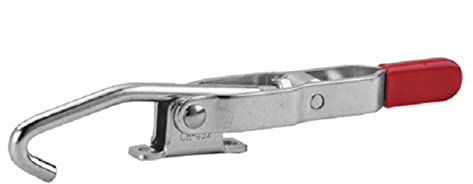 Srliya High Force J Hook Toggle Clamp, Secure Clamping, ergonomically Designed Handle for Firm Grip, Portable and Compact, rustproof, Erosion Proof, Abrasion Proof, CH 452 Model