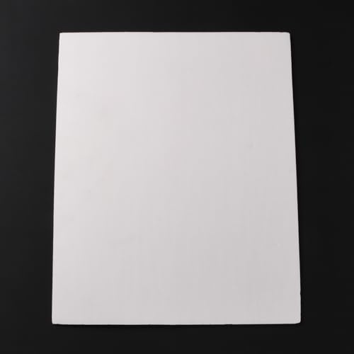 GORGECFAFT 5 st skumplattor 350 x 280 mm tjock polystyren skumfolie 5 mm tjock vit kärna skumbräda modell fotomontering affischpresentationer bröllopsvisning