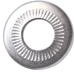 (50pcs) BelMetric M6 Stainlesss Steel Belleville RibbedRip-Lock Conical Spring Lock Washer WB6SS