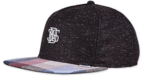 Djinns Herren Snapback Caps 5p WOV Spot schwarz Adjustable