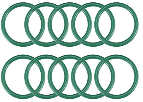 sourcing map 10 Dichtungsringe 4x1x1,5mm FKM O Ring Fluor Gummi Öl Säure Temperaturbeständigkeit Unterlegscheiben für Industerie Maschinen Auto Reparatur Pneumatik, Braun