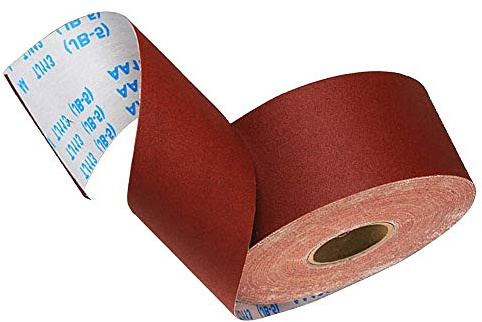 1m x 100mm Sandpaper Roll 80 Grit Abrasive Sanding Roll Polishing Tools for Metal and Wood