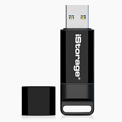iStorage datAshur BT 128GB - Unidad flash USB segura encriptada - Desbloqueo de smartphone a través de Bluetooth - Certificación FIPS 140-2 Nivel 3 - Listo para la gestión remota