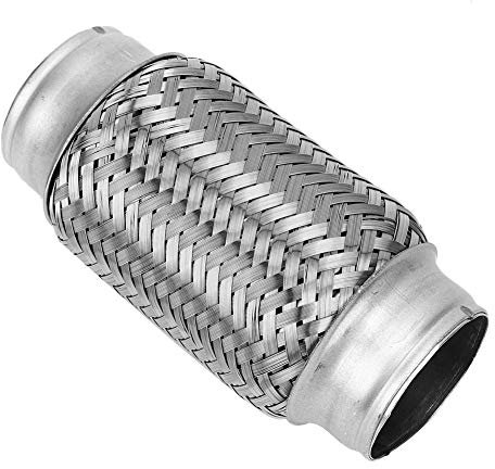 Tubo Flexible Para Escape De Acero Inoxidable 2 X 6 Pulgadas Accesorio Automotriz Compatible Con Varios Modelos De Vehículos Con Junta De Soldadura Duradera Y Resistente