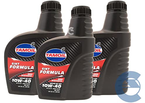TAMOIL OLIO MOTORE Benzina Diesel SINT FORMULA 10W40 3 LITRI ACEA A3/B4