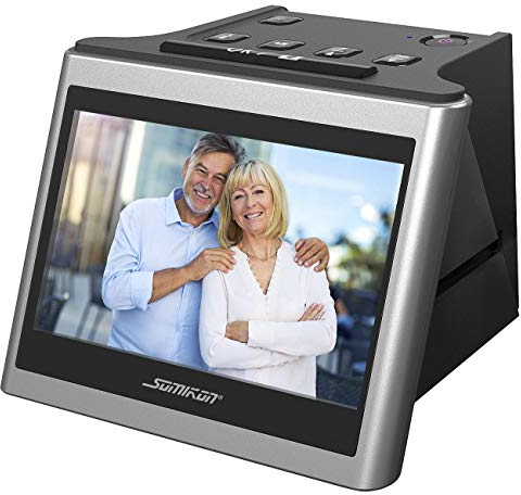 Somikon Super 8 Digitalisierer: Stand-Alone-Dia- und Negativscanner, 14 MP, Versandrückläufer (Photoscanner, Dias scannen, scaner)