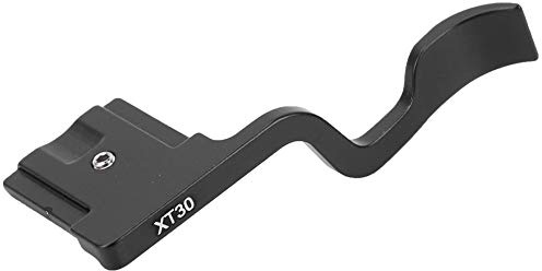 Kamera Schwarz Daumengriff,Fujifilm XT30 Daumengriff Sonstiges Kamerazubehör Schwarze Aluminiumlegierung Handgriff-Zubehör für Fuji XT30 Kamera