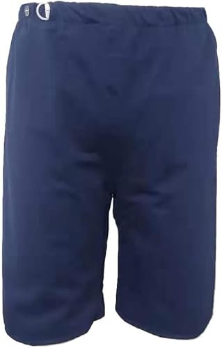 Inkontinenz-Shorts für Erwachsene, ältere Menschen, waschbar, auslaufsicher, Baumwolle, Unterwäsche für bettlägerige Pflege, Damen und Herren (Blau, Größe L) (Marineblau, Größe XXL)